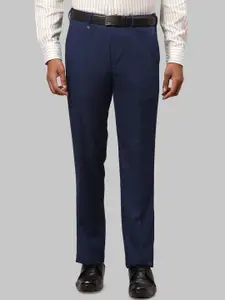 Park Avenue Men Solid Regular Fit Formal Trousers