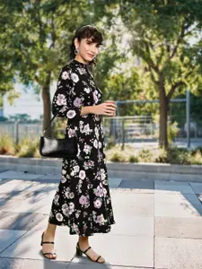 Marks & Spencer Floral Printed Midi Dress