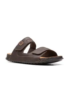 Clarks Men Leather Comfort Sandals