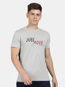 t-base Men Typography Printed Cotton T-shirt