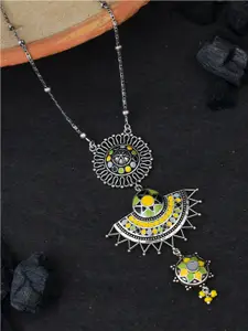 Voylla Brass Silver-Plated Necklace