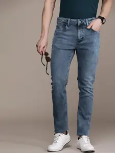 French Connection Men Mid-Rise Slim Fit Light Fade Stretchable Jeans