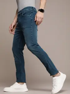 French Connection Men Mid-Rise Slim Fit Light Fade Stretchable Jeans