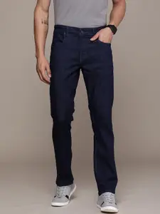 French Connection Men Mid Rise No Fade Dark Shade Jeans