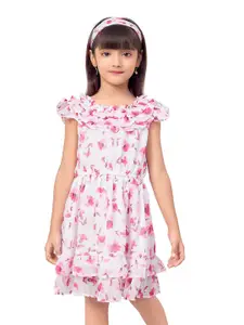 Doodle Fit And Flared Floral Dress
