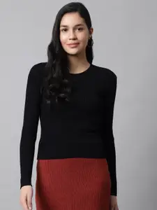 NoBarr Women Ribbed Pullover