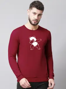 Friskers Men Humor & Comic Printed Pullover Sweatshirt