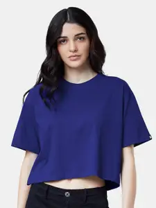 The Souled Store Boxy Crop Oversized Top