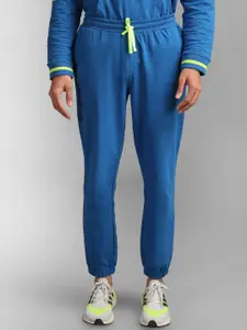 KZ07 By Kazo Men Blue High-Rise Cotton Joggers