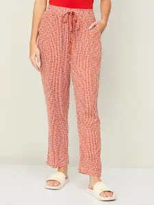 Ginger by Lifestyle Women Checked Cotton Lounge Pant