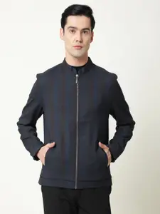 RARE RABBIT Men Oniot Tailored Fit Longline Jacket