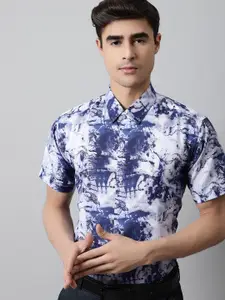 JAINISH Men Printed Cotton Formal Shirt