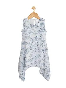 Creative Kids White Floral A-Line Dress