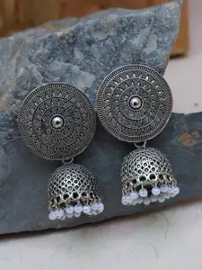 Crunchy Fashion Classic Jhumkas Earrings