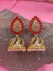 Crunchy Fashion Classic Jhumkas Earrings