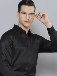 DENNISON Men Textured Smart Slim Fit Formal Shirt