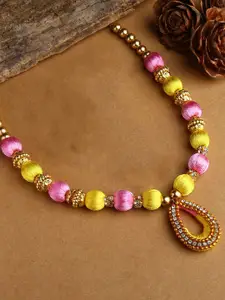 AKSHARA Girls Gold-Plated Necklace