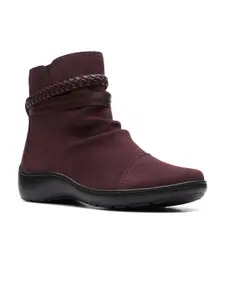 Clarks Women Mid-Top Braided Boots