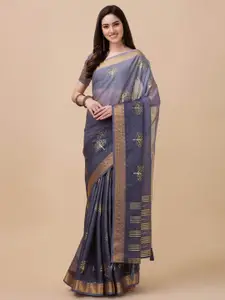 Mitera Floral Zari Pure Silk Saree