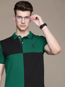 Nautica Colourblocked Polo Collar T-shirt