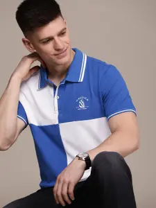 Nautica Colourblocked Polo Collar T-shirt