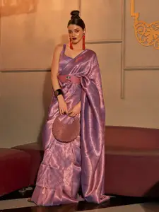 Saree mall Woven Design Zari Silk Blend Kanjeevaram Saree