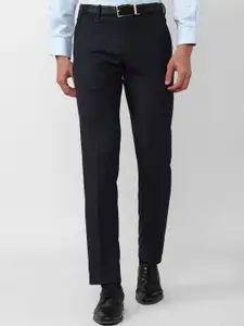 Van Heusen Men Navy Slim Fit Trousers
