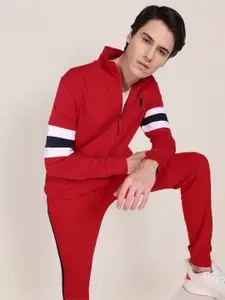 U.S. Polo Assn. U S Polo Assn Men Solid Cotton Bomber Jacket