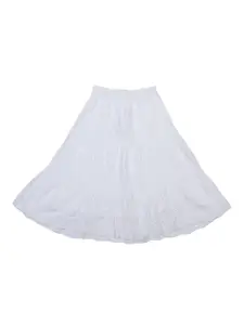 Peter England Girls Pure Cotton Flared Maxi Skirt