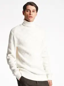 LINDBERGH Men Pure Cotton Ribbed Pullover
