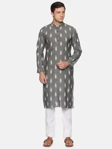 PAROKSH Woven Design Regular Pure Cotton Kurta