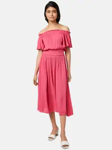 Honey by Pantaloons Off-Shoulder Midi Dress