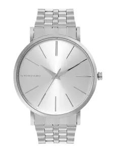 GIORDANO Men Dial & Stainless Steel Bracelet Style Straps Analogue Watch GD4070-11