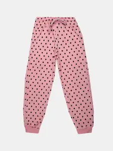 V-Mart Girls Printed Fleece Lounge Pant
