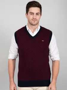 GODFREY Men V-Neck Wool Sweater Vest