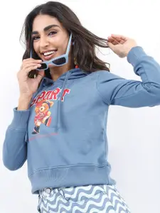 KETCH Women Printed Hooded Sweatshirt