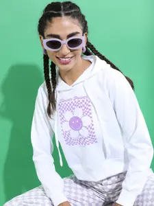 KETCH Women Printed Hooded Sweatshirt