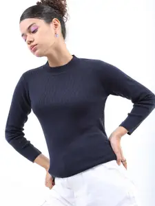 KETCH Women Long Sleeves Acrylic Pullover
