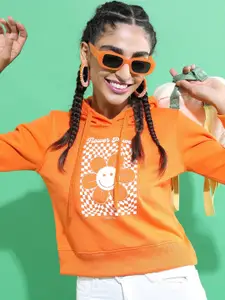 KETCH Women Printed Hooded Sweatshirt