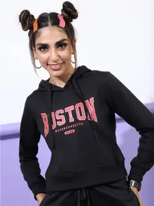 KETCH Women Printed Hooded Sweatshirt