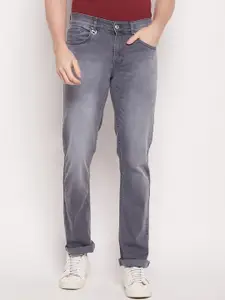 Duke Men Grey Heavy Fade Cotton Jeans