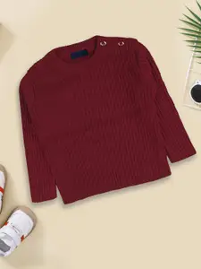 CHIMPRALA Boys Ribbed Wool Pullover Sweater