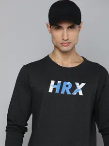 HRX by Hrithik Roshan Men Graphic Printed Sweatshirt