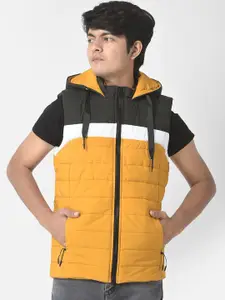 Crimsoune Club Boys Colourblocked Lightweight Puffer Jacket