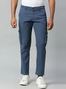 Dennis Lingo Men Tapered Fit Cotton Cargos Trousers