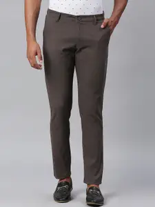 Dennis Lingo Men Cotton Tapered Fit Trousers