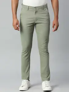 Dennis Lingo Men Cotton Tapered Fit Trousers