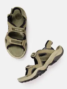Woodland Men Nubuck Leather Comfort Sandals