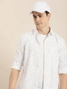 encore by INVICTUS Geometric Printed Casual Shirt