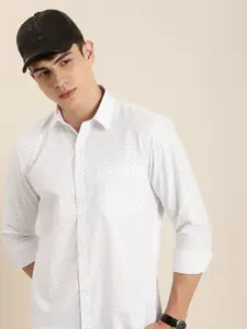 encore by INVICTUS Micro-Ditsy Printed Casual Shirt